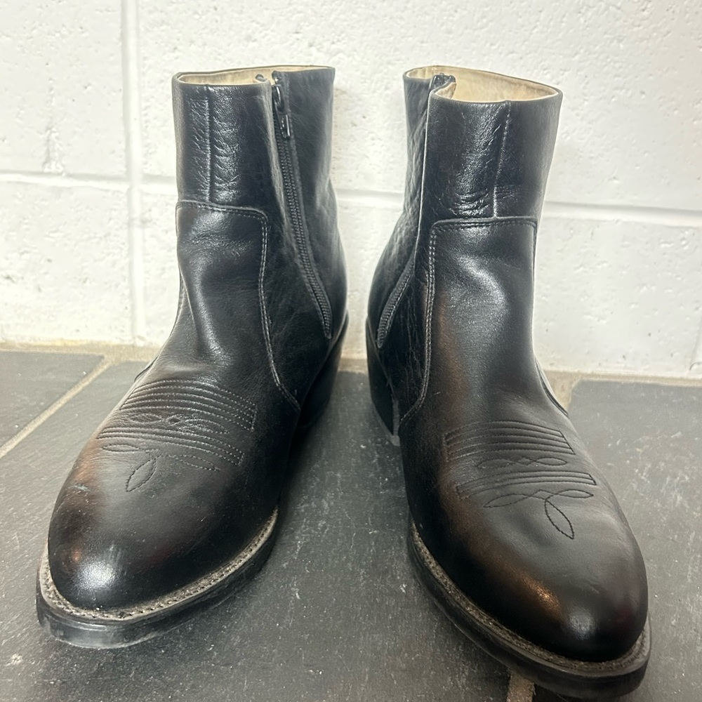 Durango Black Leather Men's Boots